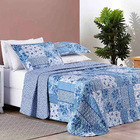 Colcha Essencial Casal Padrão 3 Peças Dupla Face -  Sereno