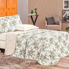 Colcha Estampada Dupla Face Bouti Casal 03 Peças - Elie