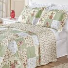 Colcha Estampada Dupla Face Bouti Queen 03 Peças - Patchwork