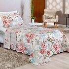 Colcha Estampada Dupla Face Bouti Solteiro 02 Peças - Fresi