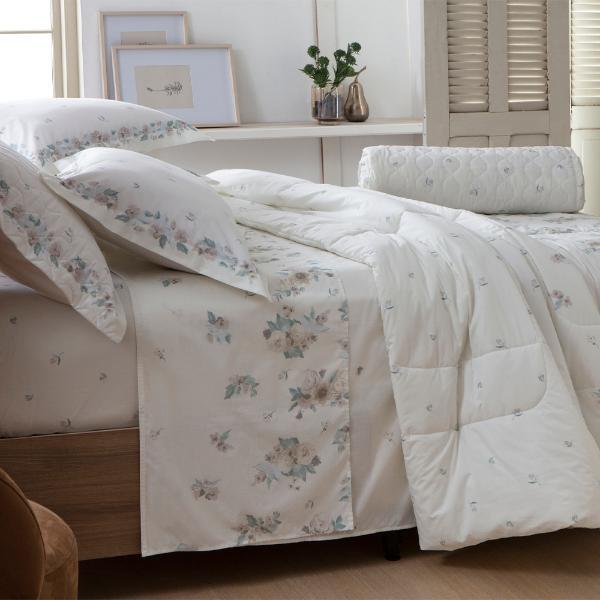 Colcha Fiorezi Kacyumara Vida Bela 200 Fios Solteiro 1 80mx2