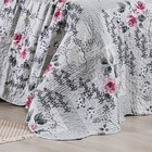 Colcha Florida Casal Padrão 3 Peças Dupla Face - Milly