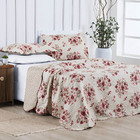 Colcha Florida Queen 3 Peças Dupla Face - Bella