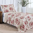 Colcha Florida Solteiro 2 Peças Dupla Face - Bella