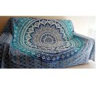 Colcha Indiana  Mandala Azul