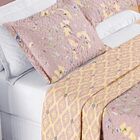 Colcha King Bouti Estampada Dupla Face 3 Peças - Lavanda - 10