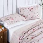 Colcha King Bouti Sorelle Dupla Face Estampada 3 Peças - Flora