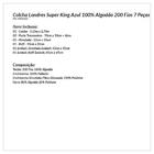 Colcha Londres Super King Azul 100% Algodão 200 Fios 7 Peças