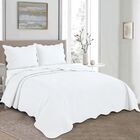 Colcha Mandi King 260x280 Branco +fronha Branco Camesa