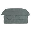 Colcha Matelassê - Casal - Antique - Cinza - C/ Porta Travess