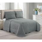 Colcha Matelassê - Casal - Antique - Marinho - C/ Porta Trave