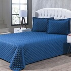 Colcha Matelassê - Casal - Sicilia - Marinho - Ultrasônica -