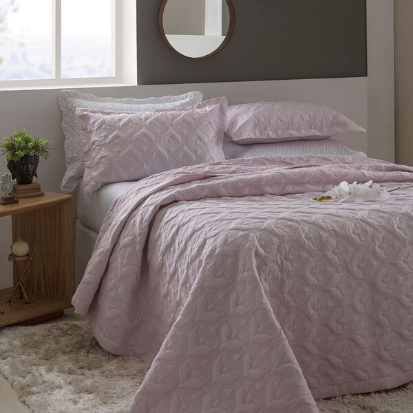 Colcha Matelassê - Madri 3d - Queen Size - Dupla Face - C/ Po