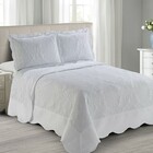 Colcha Matelassê - Solteiro - Antique - Branco - C/ Porta Tra