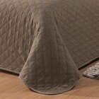 Colcha Matelassê - Solteiro - Sicilia - Marrom - Ultrasônica