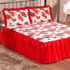 Colcha Para Cala Floral Estampada 3 Peças Tamanho Casal Padrão