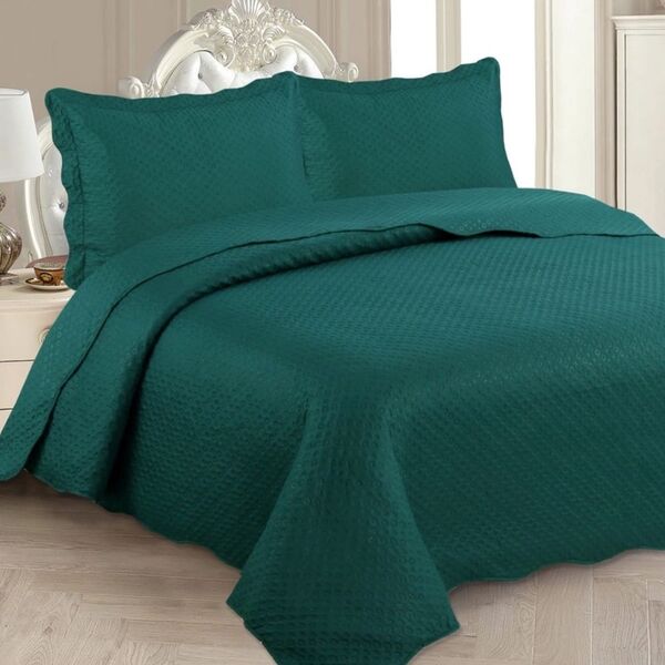 Colcha Para Cama King Boutis 3 Peças Matelassê Classic Rozac