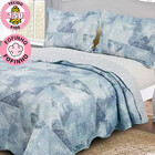 Colcha Patchwork - Casal - Dupla Face - C/ Porta Travesseiro