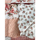 Colcha Patchwork - Casal - Dupla Face - C/ Porta Travesseiros