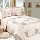 Colcha Patchwork De Microfibra Casal Gig.220x240 Charmine Cam