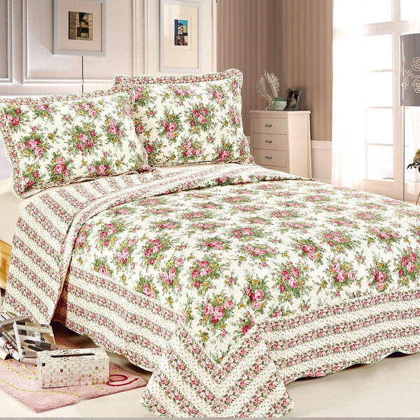 Colcha Patchwork De Microfibra Queen 240x260 Rosália Camesa