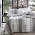 Colcha Patchwork - King Size - Dupla Face - C/ Porta Travesse