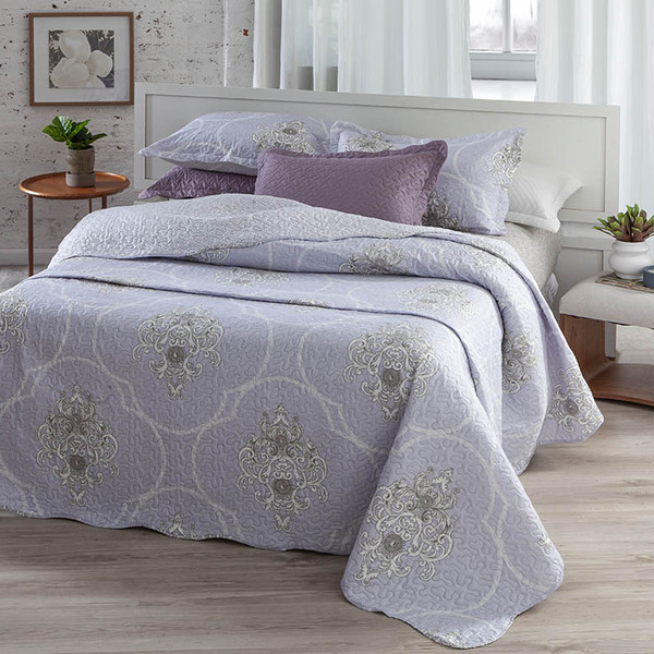 Colcha Patchwork - King Size - Dupla Face - C/ Porta Travesse