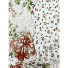 Colcha Patchwork - Queen Size - Dupla Face - C/ Porta Travess