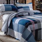 Colcha Patchwork - Solteiro - Dupla Face - C/ Porta Travessei