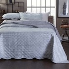 Colcha Patchwork - Solteiro - Dupla Face - C/ Porta Travessei