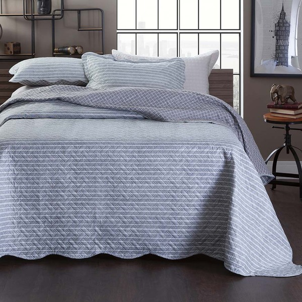 Colcha Patchwork - Solteiro - Dupla Face - C/ Porta Travessei