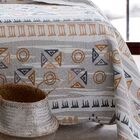 Colcha Patchwork - Solteiro - Dupla Face - C/ Porta Travessei