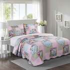 Colcha Patchwork - Solteiro - Dupla Face - C/ Porta Travessei