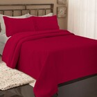 Colcha Piquet Casal 220x250 Vermelho - Fassini Têxtil