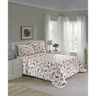 Colcha Piquet Favo - Casal - 100% Algodão - C/ Porta Travesse