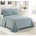 Colcha Pompom Queen 240x260 Camesa Azul