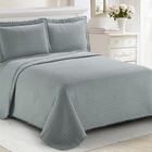 Colcha Pompom Queen 240x260 Camesa Azul