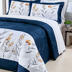 Colcha Queen 200 Fios Percal Peletizado C/porta Travesseiros