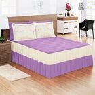 Colcha Queen Barbara 3 Peças - Lilas