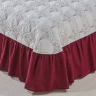 Colcha Queen Bordada 3 Peças Bella Fiori - Palha/vinho