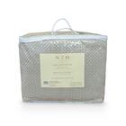 Colcha Queen Cobre Leito  Neo Velvet Microfibra Bege 3 Peças