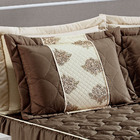 Colcha Queen Dyvine Micropercal 05 Peças - Tabaco