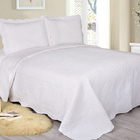 Colcha Queen Matelasse Arabesque Branca 240 X 260cm Camesa