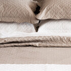 Colcha Queen Matelasse Tresse Branca 240x260cm Camesa