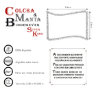 Colcha S. King Cobre Leito Buddemeyer 2,30 X 2,80m Manta Pese