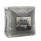 Colcha Savelli Poliéster Cinza