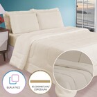 Colcha Soft Casal Verão 3 Peças Bege 2,20x2,40 Casa Dona