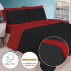 Colcha Soft Casal Verão 3 Peças Preto E Vermelho 2,20x2,40 Ca