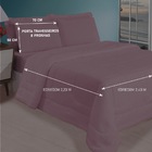 Colcha Soft Casal Verão 3 Peças Rosê  2,20x2,40 Casa Dona