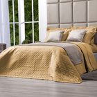 Colcha Solteiro 100% Algodão Saara + Jogo De Lençol Solteiro